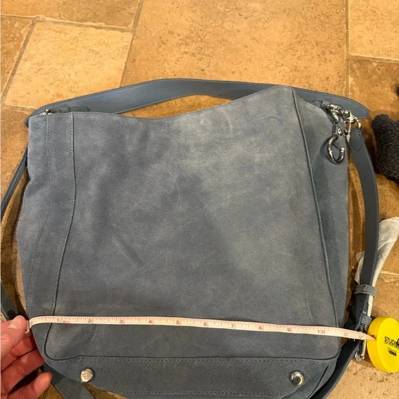 Rebecca Minkoff Blue suedeLeather hobo Bag